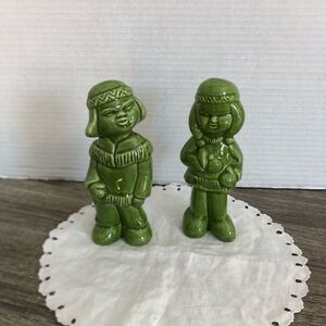 Vtg MCM Ceramic Figurine Pair